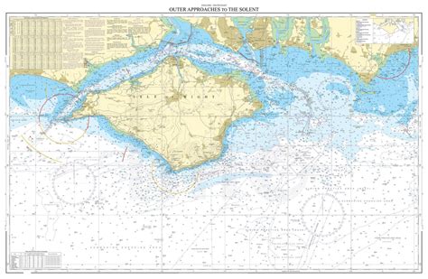 Nautical Chart Admiralty Chart 2045 Outer Approaches To The Solent