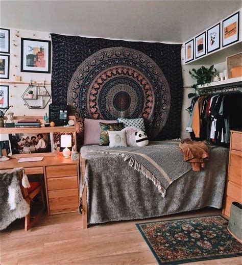 81 Comfy Bohemian Bedroom Ideas For Your Best Apartment 19 Dorm Room Inspiration Dorm Room