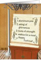 Find great designs on our high quality greeting cards. Festivus Cards from Greeting Card Universe