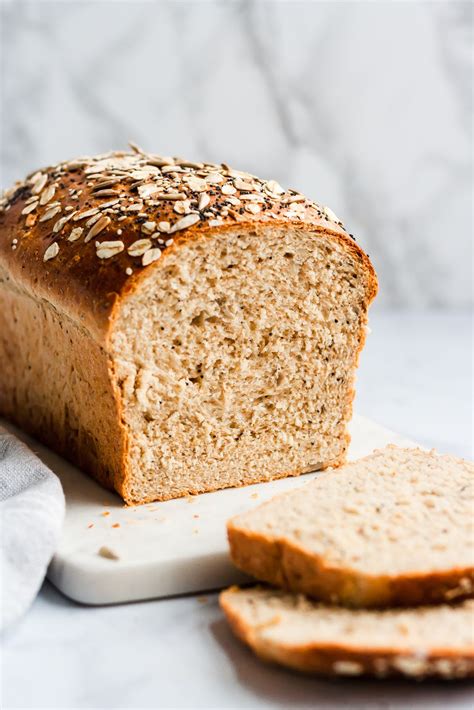 This Homemade Healthy Sandwich Bread Recipe Is Soft And Made With