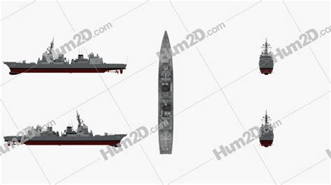 Akizuki Class Destroyer Blueprint In Png Download Ship Clip Art Images