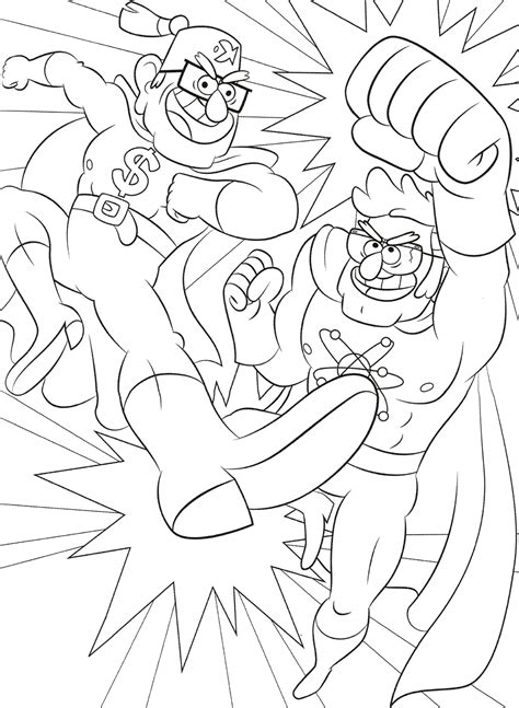 Choose your favorite coloring from the cartoon gravity falls and print for free. Gravity Falls Coloring Pages - Best Coloring Pages For Kids