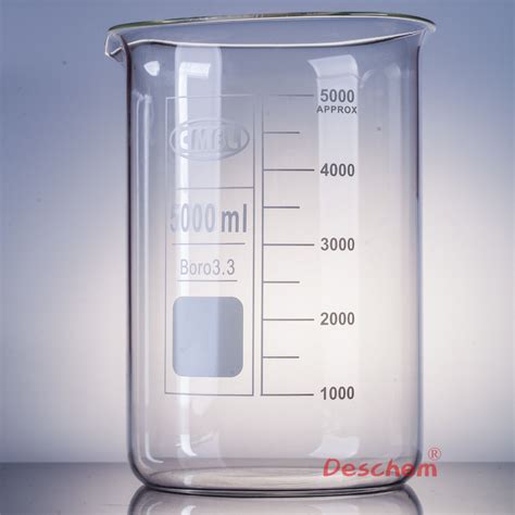 5000ml Glass Beaker5 Litrelaboratory Chemistry Glassware Ebay