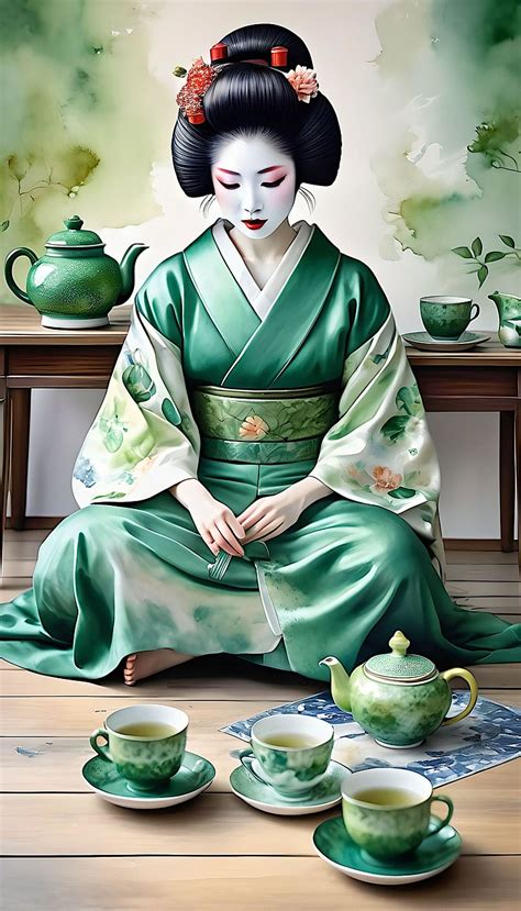 Download Ai Generated Geisha Geiko Royalty Free Stock Illustration Image Pixabay