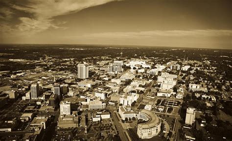 Aerial View Of Montgomery Alabama Photograph By Mountain Dreams Fine