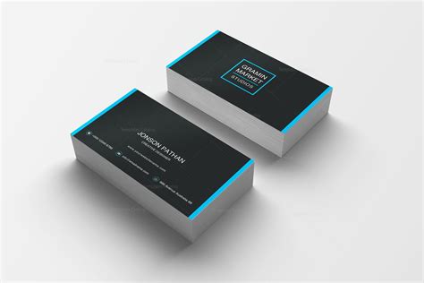 Minimalist Business Card · Graphic Yard Graphic Templates Store