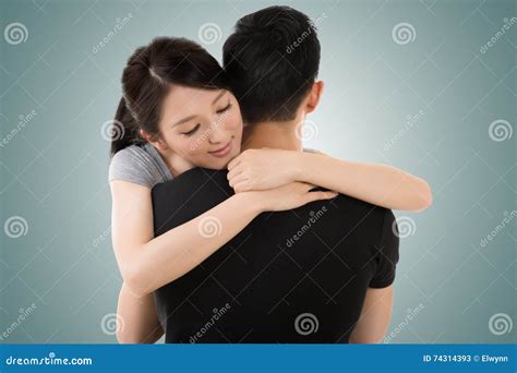 Couple Hug And Comfort Stock Photo 71493354
