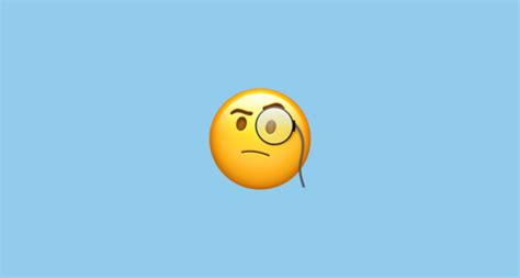 Maybe you would like to learn more about one of these? 🧐 Face with Monocle Emoji on Apple iOS 11.3