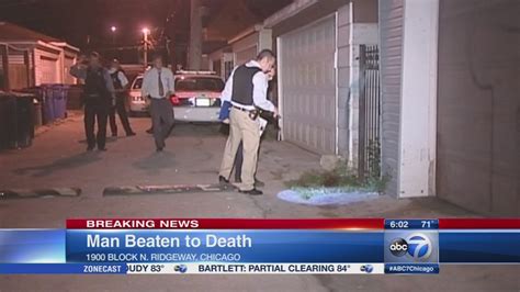 homeless man found beaten to death in logan square alley abc7 chicago