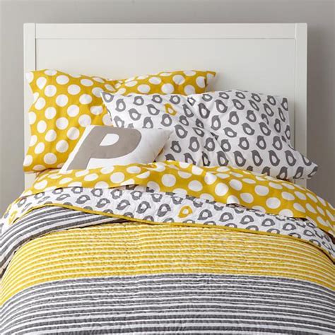 grey yellow peep bedding  land  nod