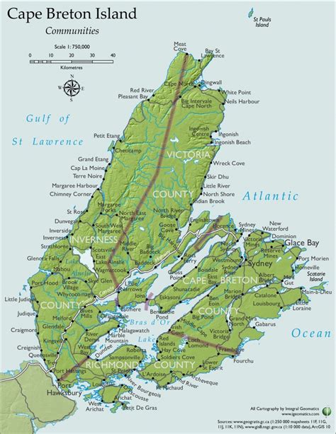 Cape Breton Island Wikipedia Printable Map Of Cape Breton Island Printable Maps