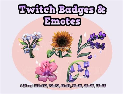 These Are Beautiful Emotes And Badges For Twitch Youtube Or Discord