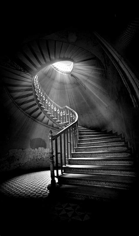 I Love Spiral Staircases Especially In Black And White Photos The