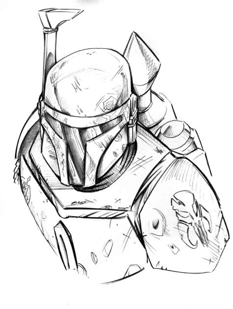 Coloring Pages Boba 173 File For Diy T Shirt Mug Decoration And More