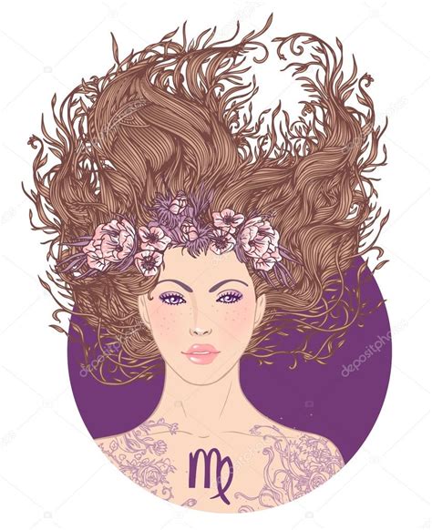 Virgo Astrological Sign Stock Vector Image By ©vgorbash 37536115