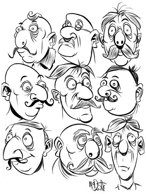 Sketchbook By Jim Mcdermott Drawing Cartoon Faces Cartoon Drawings