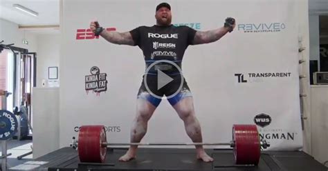 The Mountain From Game Of Thrones Just Set The New Deadlift World