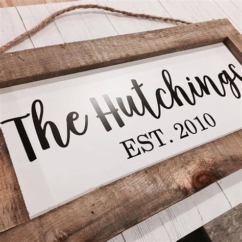 Some of the technologies we use are necessary for critical functions like security and site integrity, account authentication, security and privacy preferences, internal site usage and maintenance data, and to make the site work correctly for browsing and transactions. Family Name and Date Established Rustic Home Decor Wall Sign | Etsy | Wall signs, Art wall kids ...