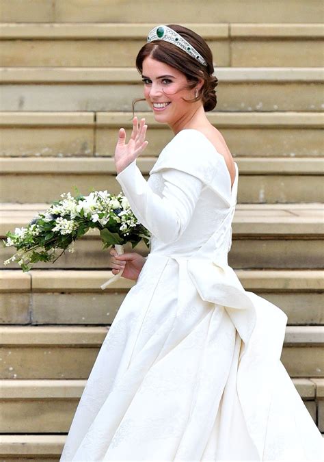 Sixteen years on, and the princess chose to wear a wedding dress that showed her scar, saying she hoped it would honour those who had helped her and inspire others with the condition of scoliosis. Princess Eugenie Took Style Cues From Meghan Markle at Her ...