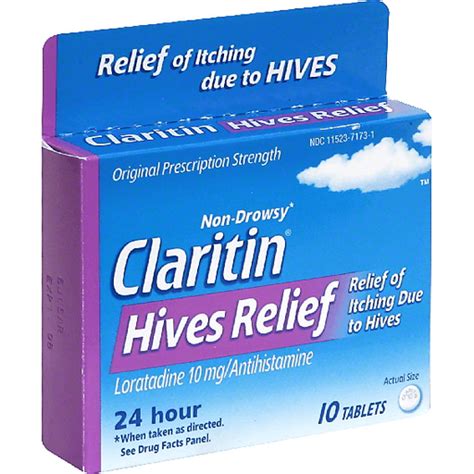 Claritin Hives Relief Tablets Medicine Cabinet Mathernes Market