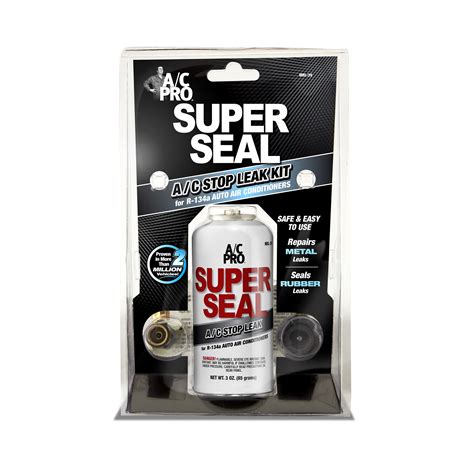 Buy Ac Pro Car Air Conditioner R134a Refrigerant Stop Leak Kit For