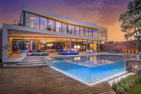 A Cool Beachfront Villa With Geometric Architecture Spain