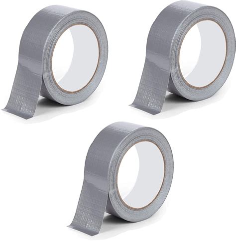 3 Roll Pack Professional Grade Silver Duct Tape 188 In X 10 Yd Each