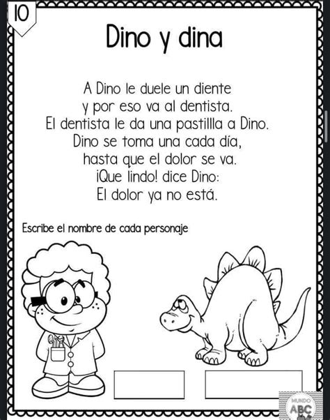 Cuaderno ComprensiÓn Lectora Imagenes Educativas Preschool Spanish