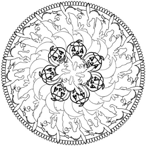 Our halloween printable pictures are perfect for your kids. Halloween Mandala - Free Coloring Book Org