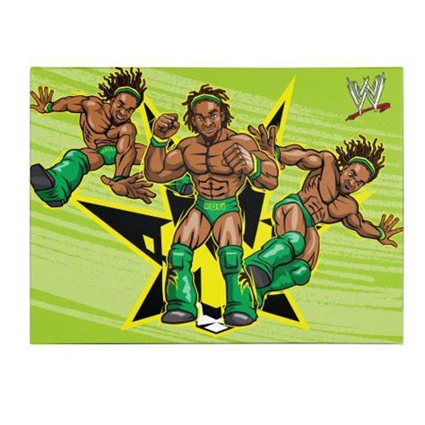 Trademark Fine Art Officially Licensed Kofi Kingston Kids Canvas Print