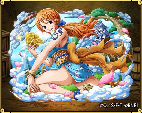 【トレクル】ナミ速属性超進化の評価【ワンピース トレジャークルーズ】 ゲームウィズ One Piece Drawing One Piece Nami One Piece Crew