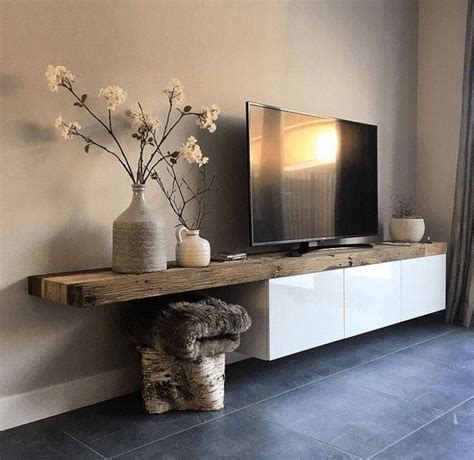 34 Interessante Ideen Für Fernsehständer Aus Holz Living Room Tv