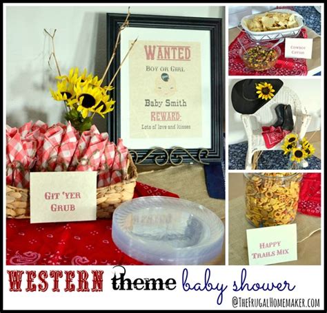 But don't forget to take into account the baby on the way and what the mommy can and cannot safely do. Western theme baby shower (gender neutral)