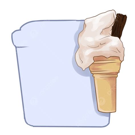 Summer Cool Ice Cream Border Summer Day Cool Fresh Png Transparent