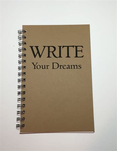 Items Similar To Dream Journal Write Your Dreams Dream Notebook