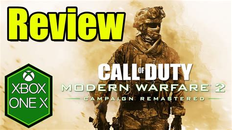 Call Of Duty Modern Warfare 2 Remastered Xbox One X Gameplay Review