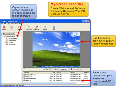 How to record your screen on a mac. My Screen Recorder Main Window - DeskShare - Record your ...