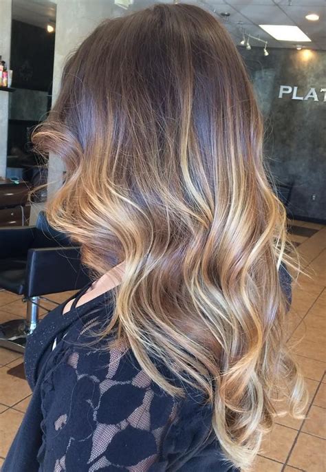 Caramel Balayage For Brown Hair Blonde Balayage Highlights Caramel