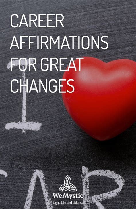 Career Affirmations For Great Changes Wemystic Career Affirmations