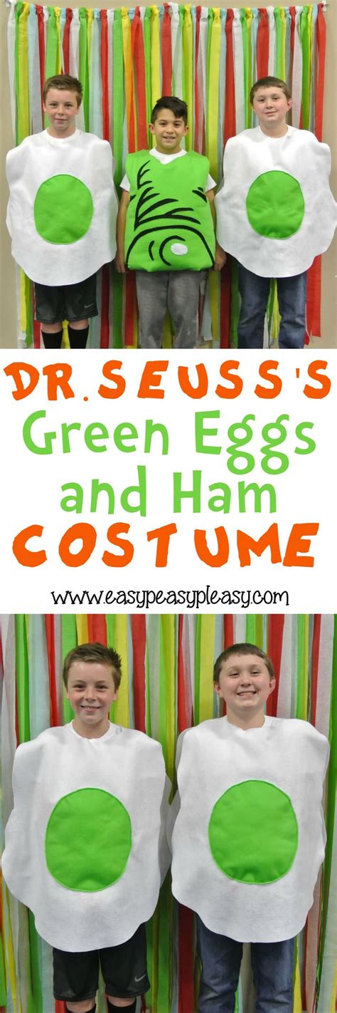 Dr Seuss Green Eggs And Ham Diy Egg Costume Easy Peasy Pleasy