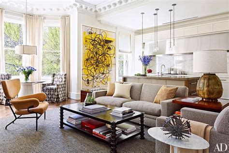 A Historic Boston Townhouse Gets A Glam Update Living Room Designs