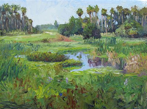 Orlando Wetland Painting By Dodi Truenow Fine Art America