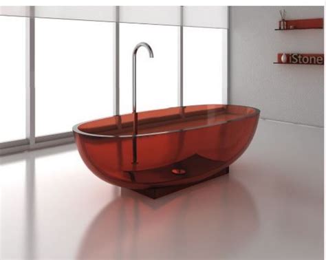 A beautiful blue bathtub, the sartoriale bathtub is by antonio lupi. colored bathtub