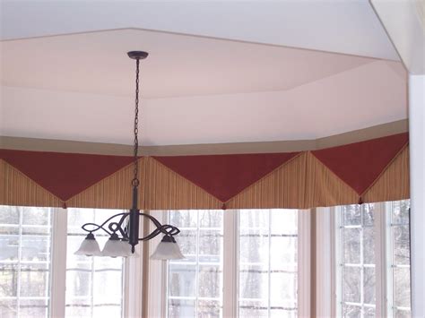 Window Valances And Top Treatments Transitional Dining Room Other