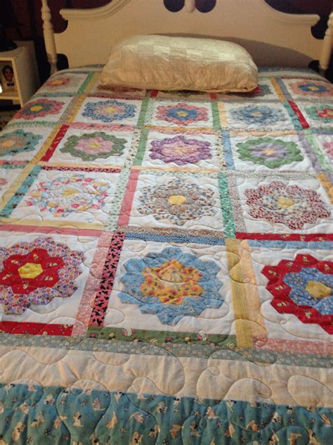 Instead of calling a florist or ordering online, jennifer uses future technology to submit a request for flower delivery at her grandmother's location. Grandmas flower garden quilt. This is really updated with ...