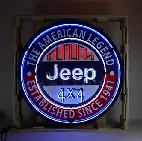 Neonetics Jeep 4x4 American Legend 3 Foot Neon Sign 9jeepa