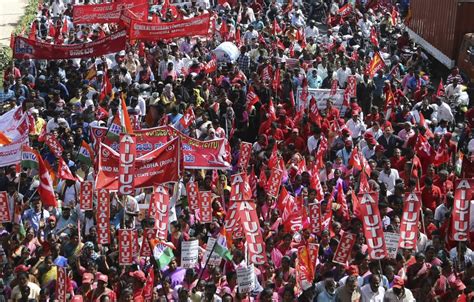India Largest Strike In World History Over 200 Million Workers And