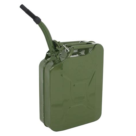 5 Gallon Gal Backup Steel Tank Jerry Can 20l Liter Fuel Gas Gasoline