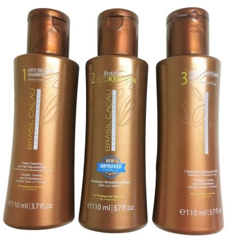 Kit De Alisado Brasileño Cadiveu Brasil Cacau Eco Keratin 330ml