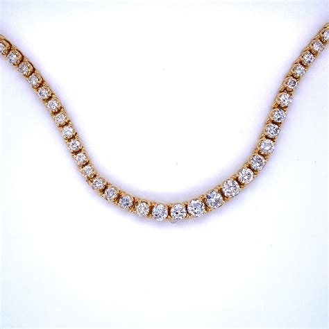 Estate Graduated Diamond Necklace Nelson Coleman Jewelers